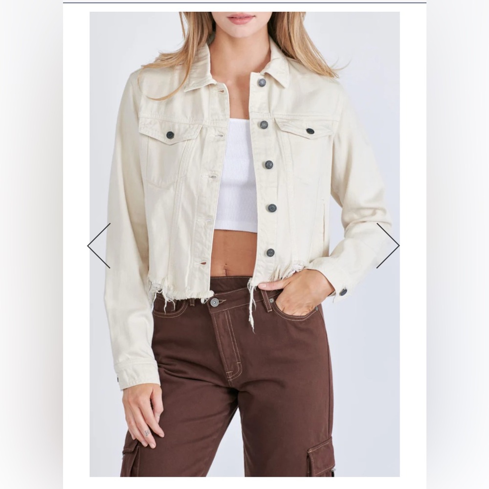 White Denim Jacket